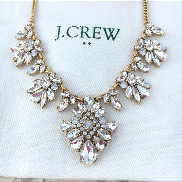 🎀HP🎀 NWT J Crew Crystal Statement Necklace - Picture 2 of 4