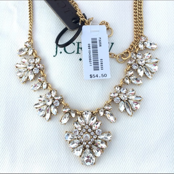 🎀HP🎀 NWT J Crew Crystal Statement Necklace - Picture 4 of 4