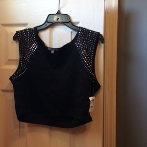 Studded Crop Top NWT