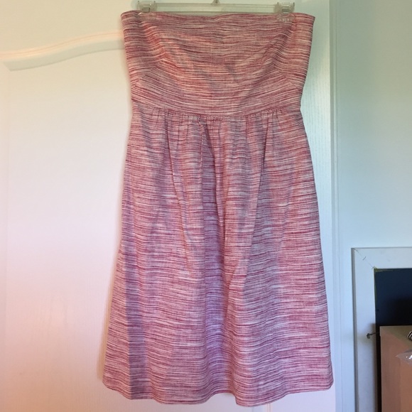 Banana Republic Pink & White Summer Dress
