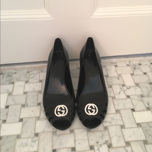 Gucci Jelly Wedges