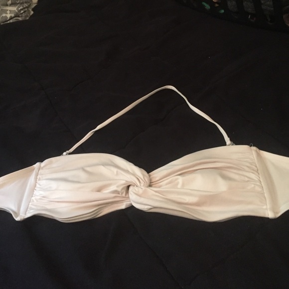 White bikini top