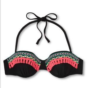 Target Xhilaration Push Up Bikini Bandeau Top M