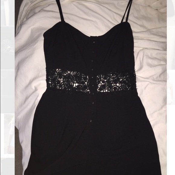 Arc and Co. Black Lace Romper