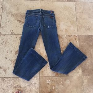 Size 27 "ginger" 7 for all mankind flares