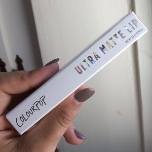 Colourpop matte lipstick in StingRAYE