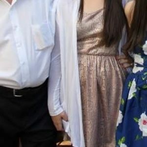 Pink Metallic Party Dress