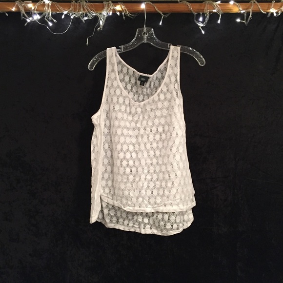 See-thru lace top