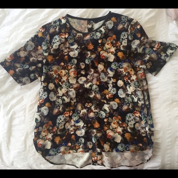 Zara Woman Floral Top