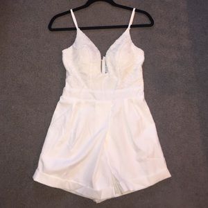 White Lace Romper