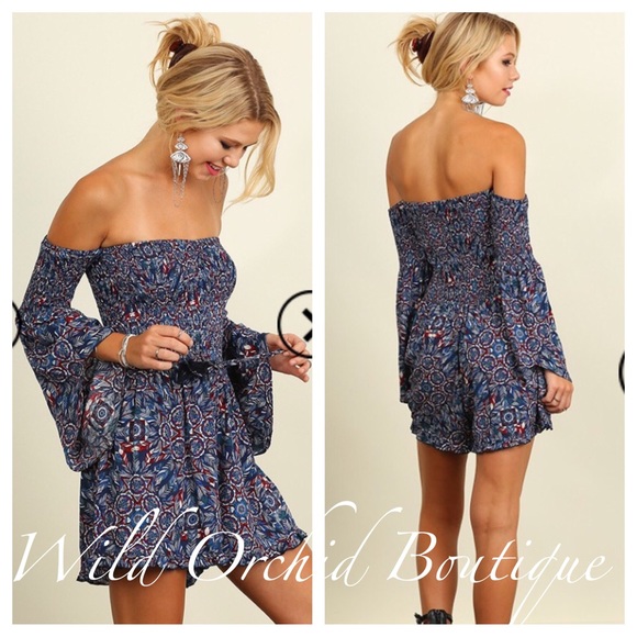 Pants - ❇️ONLY 1 LEFT❇️ OFF SHOULDER ROMPER