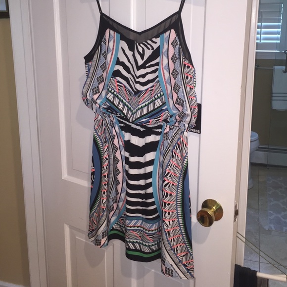 BRAND NEW Zebra Print Dress from Express