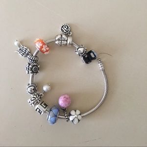 PANDORA BRACELET-WILL SELL PARTS SEPERATE