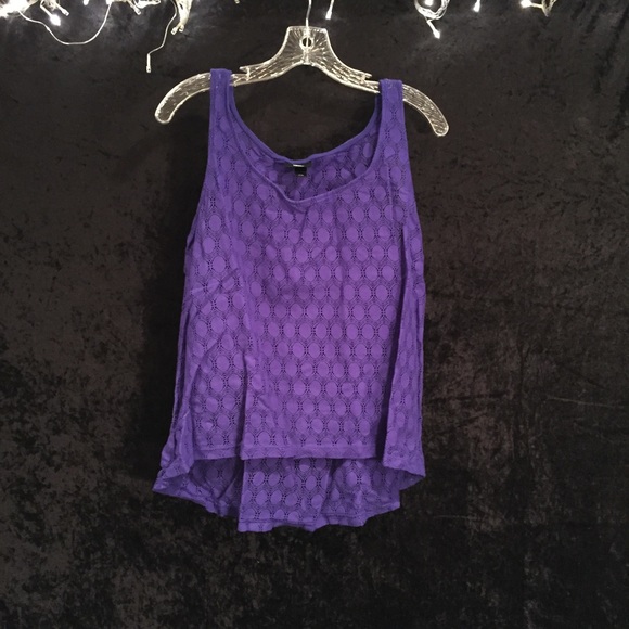 See-thru lace top
