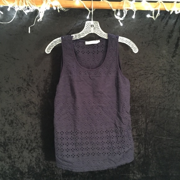 Black tank top