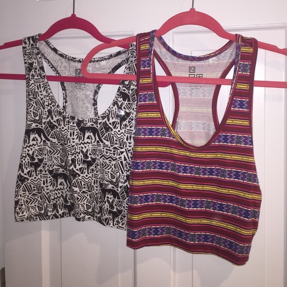 SET OF 2 CROP TOPS!! Nollie Brand, both size M!! - Picture 1 of 4