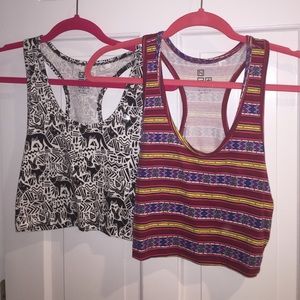 SET OF 2 CROP TOPS!! Nollie Brand, both size M!!