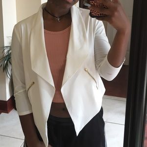 White Light Blazer Jacket