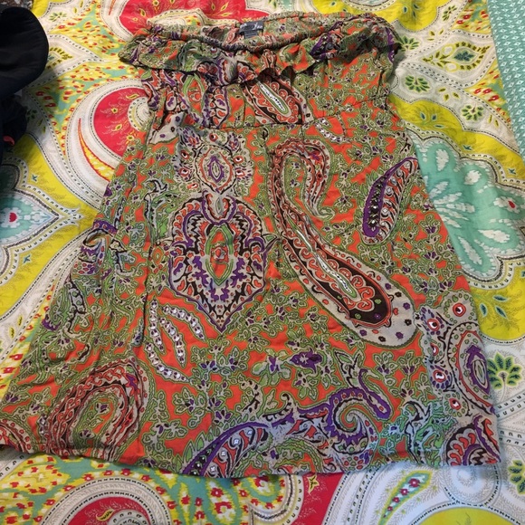 Strapless dress