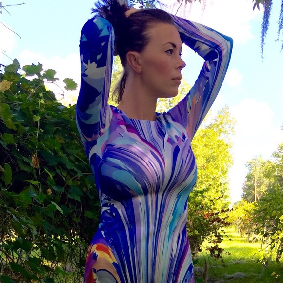 Pastel multicolor Bebe dress