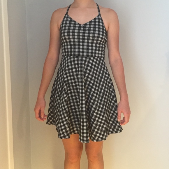 Black & White Skater Dress