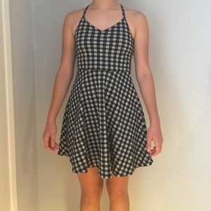 Black & White Skater Dress