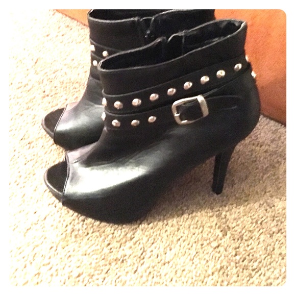 Ankle heels biker chick - Picture 1 of 4