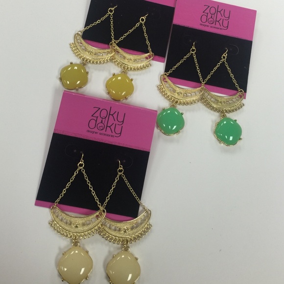 ZokyDoky's Sorbet Bohemian Earrings, NWT