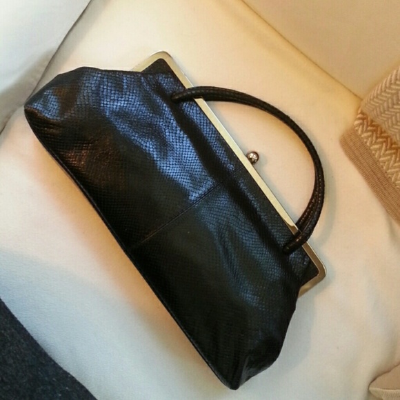 Banana Republic black clutch bag