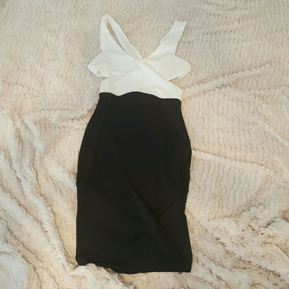 Black/White cocktail dress