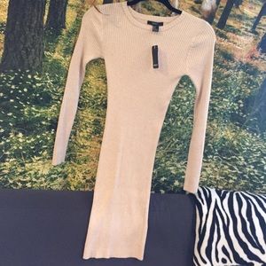 NWT Forever 21 ribbed long sleeve dress