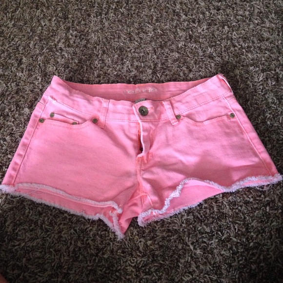 pink pair of shorts.