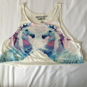 A crop top from the Bethany mota collection