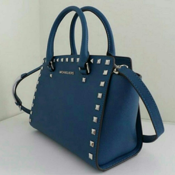 Michael Kors selma stud medium satchel - Picture 3 of 4