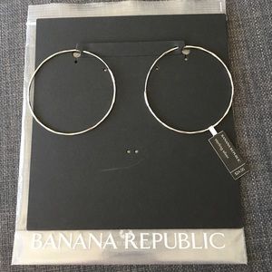Banana Republic large hoops