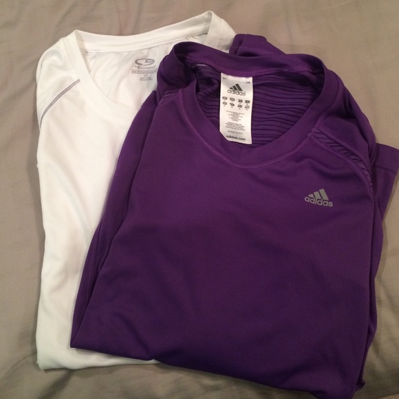 Two Fitted Compression Tops - image 1