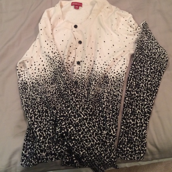 Spotted cardigan