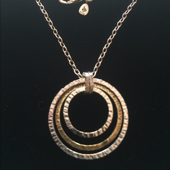 Silpada Sterling and brass necklace
