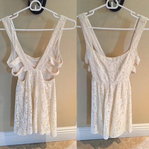 Free people mini lace dress size 0