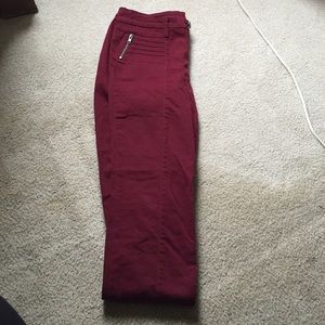 Maroon pants