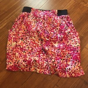 Colorful short skirt