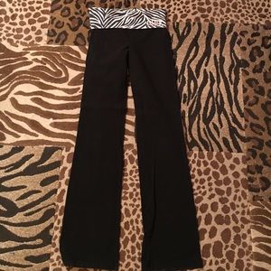 Boot cut style yoga pants