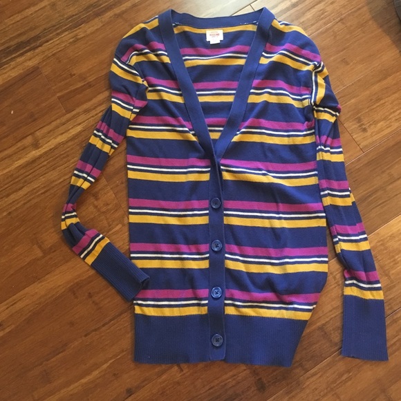 Striped cardigan