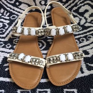 Beautiful Embellished Strap Sandals