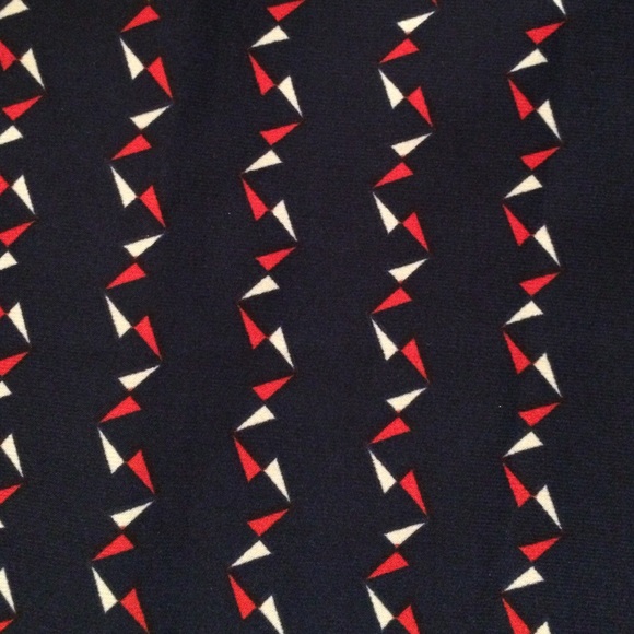 Navy Patterned Shift Dress! - Picture 2 of 4