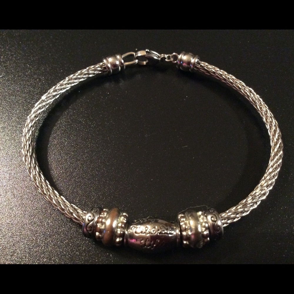 cable link charm bracelet