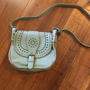 Leather vintage style purse