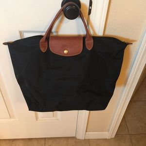 Authentic Longchamp Tote, Short Strap
