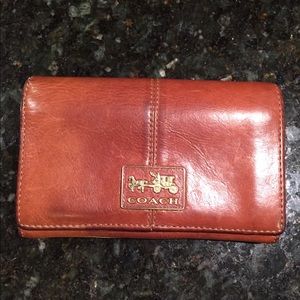 Coach leather wallet