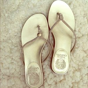 Gold Vince Camuto Sandal/Flip Flop